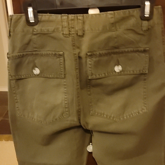 AG Adriano Goldschmied Olive Cropped Pants - Picture 4 of 11